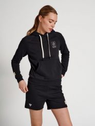 Bluza do piłki ręcznej damska Hummel GG-12. Czarne bluzy damskie Hummel, na wiosnę, m, bez wzorów, z bawełny, klasyczne, bez ramiączek, z kapturem. Za 156.75 zł.