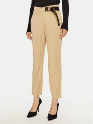 Liu Jo Spodnie materiałowe TF4260 J4751 Beżowy Regular Fit. Brązowe spodnie materiałowe damskie Liu Jo, bez wzorów, z materiału. Za 369.99 zł.