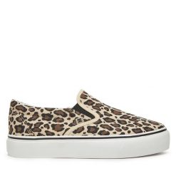 Tenisówki DC Shoes. Brązowe trampki i tenisówki damskie DC Shoes, bez wzorów, bez zapięcia. Za 159.99 zł.