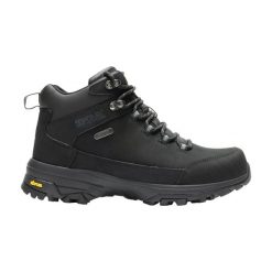 Damskie skórzane buty trekkingowe Burrell. Brązowe obuwie trekkingowe damskie Regatta, z materiału, bez zapięcia. Za 836.50 zł.