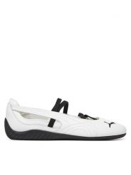 Puma Baleriny Speedcat Ballet LTH Wns 403587 01 Biały. Białe balerinki damskie Puma, bez wzorów, ze skóry, bez obcasa, bez zapięcia. Za 379.99 zł.