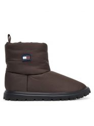 Tommy Jeans Śniegowce Tjw Snow Boot EN0EN02823 Brązowy. Brązowe śniegowce damskie Tommy Jeans, z jeansu, bez zapięcia. Za 359.99 zł.