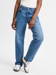 Levi's Dżinsy - Szeroka nogawka w prążki Kobiety Bawełna niebieski, 29-32. Niebieskie jeansy damskie Levi's®, bez wzorów, z bawełny. Za 649.95 zł.