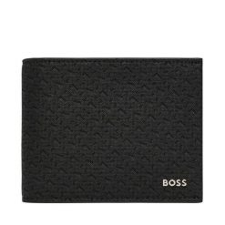Portfel BOSS. Czarne portfele męskie Boss, bez wzorów. Za 679.99 zł.