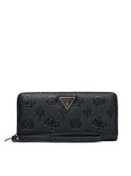 Guess Portfel Cresidia II Slg SWPD98 88146 Czarny. Czarne portfele damskie Guess, ze skóry. Za 199.99 zł.