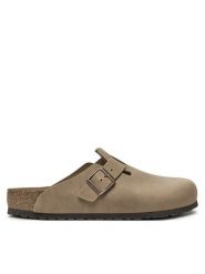 Birkenstock Klapki Boston SFB LEOI 1018147 Brązowy. Brązowe klapki męskie Birkenstock, bez wzorów, ze skóry, bez zapięcia. Za 579.99 zł.