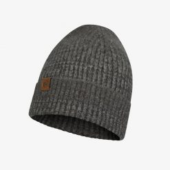Czapka Zimowa dla dorosłych Buff Knitted Hat. Szare czapki damskie Buff, na zimę, bez wzorów, sportowe. Za 119.15 zł.