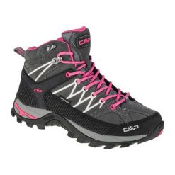 Buty CMP Rigel Mid 3Q12946-103Q różowe. Czerwone obuwie trekkingowe damskie bez zapięcia. Za 607.68 zł.