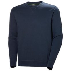 Bluza Helly Hansen crew. Niebieskie bluzy męskie Helly Hansen, bez wzorów, sportowe, bez ramiączek, bez kaptura. Za 342.50 zł.