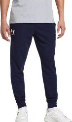 Spodnie męskie Under Armour Rival Terry Jogger granatowe 1380843 410 XL. Spodnie sportowe męskie Under Armour, m, bez wzorów. Za 302.56 zł.