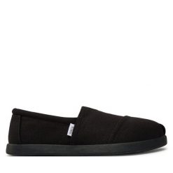 Tenisówki Toms. Czarne trampki męskie Toms, bez wzorów, bez zapięcia. Za 169.99 zł.