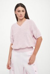 Sweter damski z krótkim rękawem Radice MARELLA MONOCHROME. Swetry nierozpinane damskie Marella, m, bez wzorów, bez kołnierzyka, bez ramiączek. Za 849.00 zł.