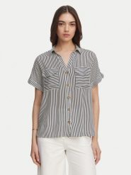 Vero Moda Koszula Bumpy 10310139 Granatowy Regular Fit. Niebieskie koszule damskie Vero Moda, l, bez wzorów, z wiskozy, bez kołnierzyka, bez ramiączek. Za 129.99 zł.