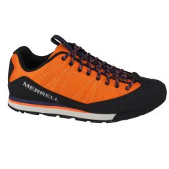 Buty trekkingowe męskie, Merrell Catalyst Storm. Brązowe buty zimowe męskie Merrell, bez wzorów, z syntetyku, bez obcasa, bez zapięcia. Za 399.99 zł.