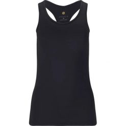 Damski tank top Athlecia Niya. Czarne topy damskie Athlecia, bez wzorów, sportowe, bez kołnierzyka, bez ramiączek. Za 164.00 zł.