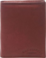 Bag Street Portfel męski skórzany duży burgundowy C70. Czerwone portfele męskie Bag Street, bez wzorów. Za 49.90 zł.