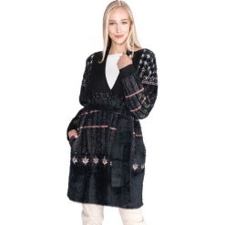TWINSET Płaszcz Czarny. Czarne płaszcze damskie Twinset, na wiosnę, s, bez wzorów, z materiału, bez kołnierzyka, bez kaptura. Za 1,410.95 zł.