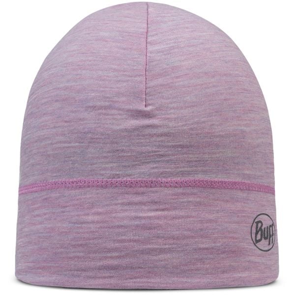 Czapka BUFF MERINO LIGHTWEIGHT BEANIE SOLID PANSY. Czerwone czapki damskie Buff, na zimę, bez wzorów, z neoprenu. Za 159.78 zł.