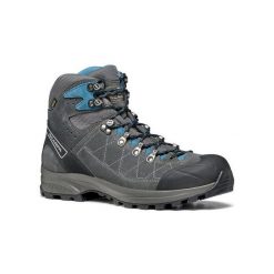 Buty górskie męskie turystyczne Scarpa KAILASH TREK GTX. Niebieskie buty zimowe męskie Scarpa, bez wzorów, bez obcasa, bez zapięcia. Za 907.11 zł.