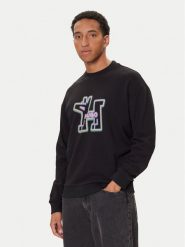 HUGO Bluza Newirex 50549213 Czarny Regular Fit. Czarne bluzy męskie Hugo, l, bez wzorów, z bawełny, bez ramiączek, bez kaptura. Za 399.99 zł.