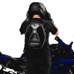 Plecak motocyklowy Rockbros. Czarne plecaki męskie ROCKBROS, bez wzorów, z materiału. Za 249.00 zł.