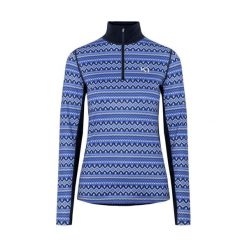 Damski sweter 1/2 zip Kari Traa Lilja. Fioletowe swetry nierozpinane damskie Kari Traa, s, bez wzorów, z elastanu, bez kołnierzyka, bez ramiączek. Za 376.80 zł.