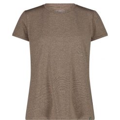 Koszulka damska turystyczna CMP 34N6796. Brązowe bluzki damskie CMP, l, bez wzorów, sportowe, bez kołnierzyka, bez ramiączek. Za 176.50 zł.