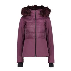 Damska kurtka narciarska CMP. Fioletowe kurtki sportowe damskie CMP, na zimę, l, bez wzorów, bez ramiączek, bez kaptura, narciarskie. Za 1,206.35 zł.