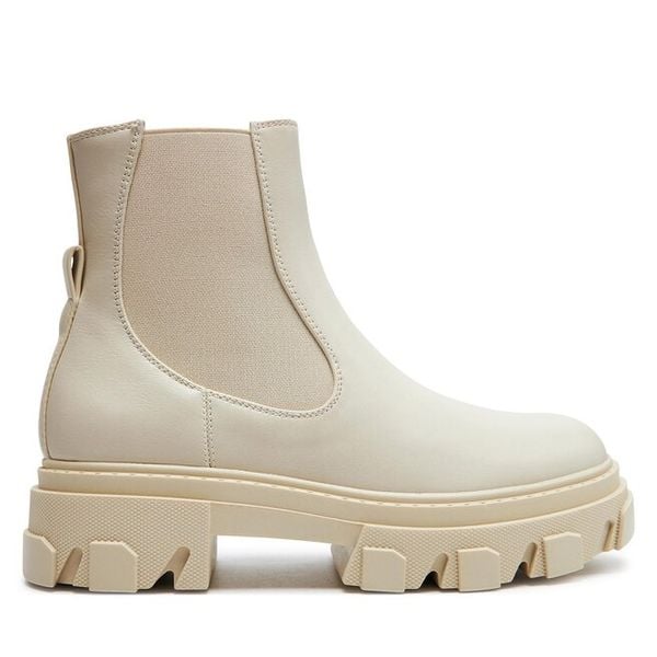 Sztyblety ONLY Shoes. Botki damskie ONLY Shoes, bez wzorów, bez obcasa, na płaskiej podeszwie, bez zapięcia. Za 189.99 zł.