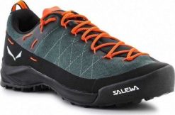 Buty trekkingowe męskie Salewa Wildfire Canvas zielone r. 43. Brązowe trekkingi męskie Salewa, bez zapięcia. Za 551.99 zł.