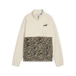 Damska luźna bluza Essential ze zwierzęcym nadrukiem PUMA Alpine Snow White. Białe bluzy damskie Puma, bez wzorów, eleganckie, bez ramiączek, bez kaptura. Za 183.99 zł.