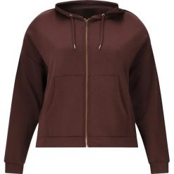 Damska bluza z kapturem zapinana na zamek Q Sportswear Tiamo. Brązowe bluzy damskie ENDURANCE Q, bez wzorów, sportowe, bez ramiączek, z kapturem. Za 353.00 zł.