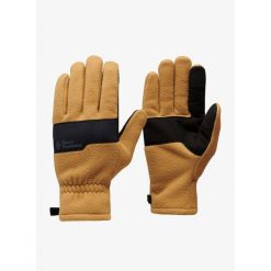 Rękawiczki Black Diamond Everyday Fleece Gloves. Brązowe rękawiczki damskie Black Diamond, bez wzorów. Za 109.99 zł.