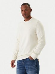 Guess Bluza M6RQ08 KCN01 Écru Regular Fit. Bluzy męskie Guess, m, z aplikacjami, z bawełny, bez ramiączek, bez kaptura. Za 339.99 zł.