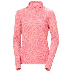 Bluza damska z kapturem Helly Hansen Lifa Active Solen. Czerwone bluzy damskie Helly Hansen, s, bez wzorów, bez ramiączek, z kapturem. Za 440.00 zł.
