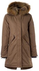 Huppa moteriška žieminė parka su natūraliu kailiu VIVIAN 1, ruda. Brązowe parki damskie Mac in Sac, bez wzorów, bez kaptura. Za 469.50 zł.