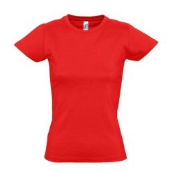 Koszulka Imperial Dla Kobiet. Czerwone bluzki damskie SOL'S, s, bez wzorów, sportowe, bez kołnierzyka, bez ramiączek. Za 44.99 zł.