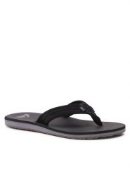 Quiksilver Japonki AQYL101323 Czarny. Czarne buty sportowe męskie Quiksilver, bez wzorów, ze skóry, bez zapięcia. Za 79.99 zł.