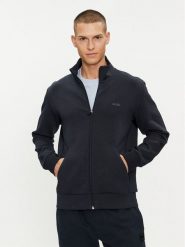 Boss Bluza Skaz 50506152 Granatowy Regular Fit. Niebieskie bluzy męskie Boss, m, bez wzorów, z bawełny, bez ramiączek, bez kaptura. W wyprzedaży za 449.99 zł.