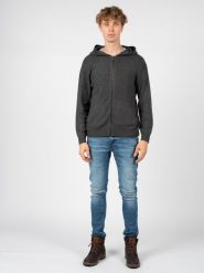Guess Sweter | M2RR11Z2QA1 | Mężczyzna | Grafitowy. Szare swetry męskie Guess, m, z aplikacjami, z dzianiny, bez kołnierzyka, bez ramiączek. W wyprzedaży za 279.00 zł.