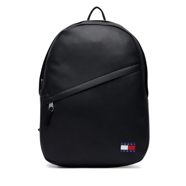 Plecak Tommy Jeans. Czarne plecaki męskie Tommy Jeans, bez wzorów, z jeansu, sportowe. Za 449.99 zł.