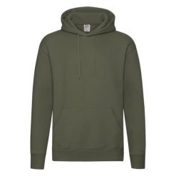 Męska Bluza Z Kapturem Premium. Zielone bluzy męskie fruit of the loom, m, bez wzorów, bez ramiączek, z kapturem. Za 111.99 zł.