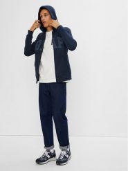 Gap Bluza 499917-03 Granatowy Regular Fit. Niebieskie bluzy męskie GAP, m, bez wzorów, z bawełny, bez ramiączek, bez kaptura. Za 149.99 zł.