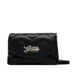 Torebka Guess. Czarne listonoszki damskie Guess, z aplikacjami, bez dodatków. Za 264.99 zł.
