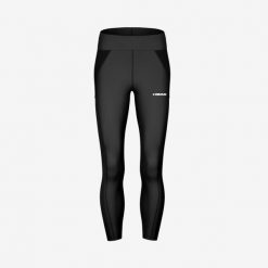 Damskie legginsy Head Tech. Czarne legginsy damskie Head, bez wzorów, z elastanu, tenisowe. W wyprzedaży za 306.00 zł.