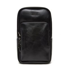 Saszetka nerka Guess. Czarne saszetki i nerki męskie Guess, z aplikacjami. Za 249.99 zł.