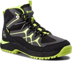 Buty trekkingowe damskie Hi-Tec czarne r. 39. Czarne obuwie trekkingowe damskie Hi-tec, bez zapięcia. Za 177.06 zł.