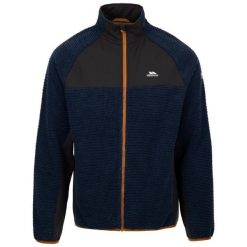 Bluza Polarowa Męska Cranwell. Niebieskie bluzy sportowe męskie Trespass, na zimę, m, bez wzorów, z polaru, bez kaptura, trekkingowe. Za 178.99 zł.