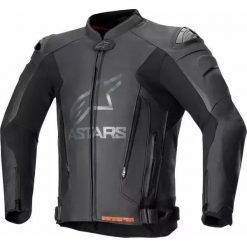 Motocyklowa kurtka skórzana Alpinestars GP+R V4 Air. Czarne kurtki sportowe męskie Alpinestars, bez wzorów, z materiału, bez kaptura. Za 2,718.50 zł.