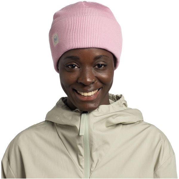 Czapka BUFF Crossknit Beanie Solid. Szare czapki damskie Buff, bez wzorów. Za 139.99 zł.